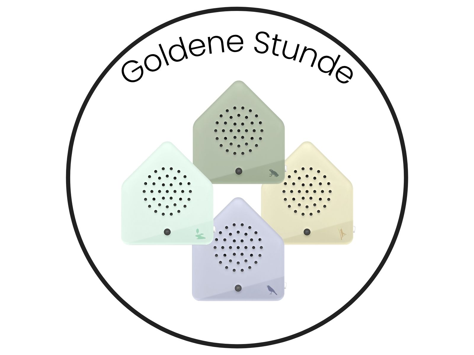 Satellite-Set Goldene Stunde