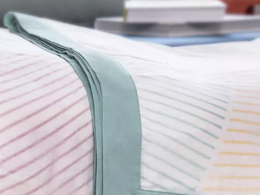 Breezyblanket Mini Stripes Mint 150 x 110 cm, Summer Blanket