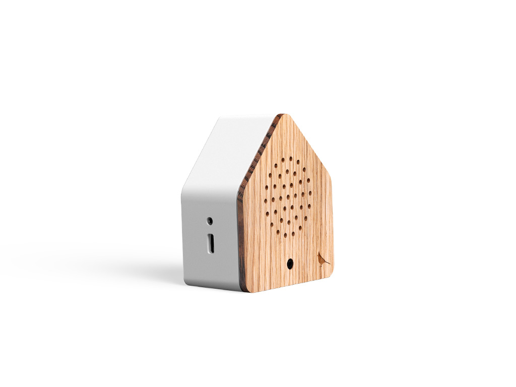 Satellitebox Red Cardinal Wood