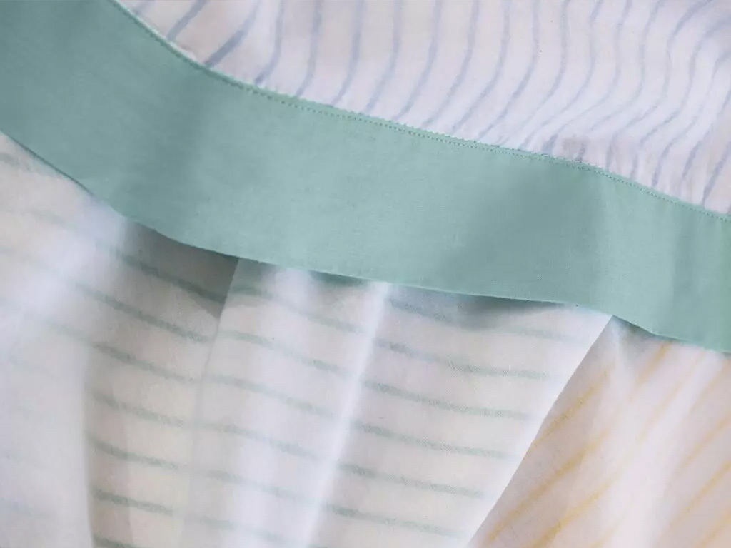 Breezyblanket Mini Stripes Mint 150 x 110 cm, Summer Blanket
